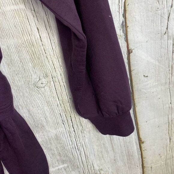 Athleta Yoga Tie Back Sweatshirt Size Medium Agate Purple  270 - Picture 5 of 10